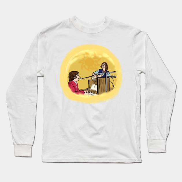 Two Geniuses Long Sleeve T-Shirt by Darth Tuba